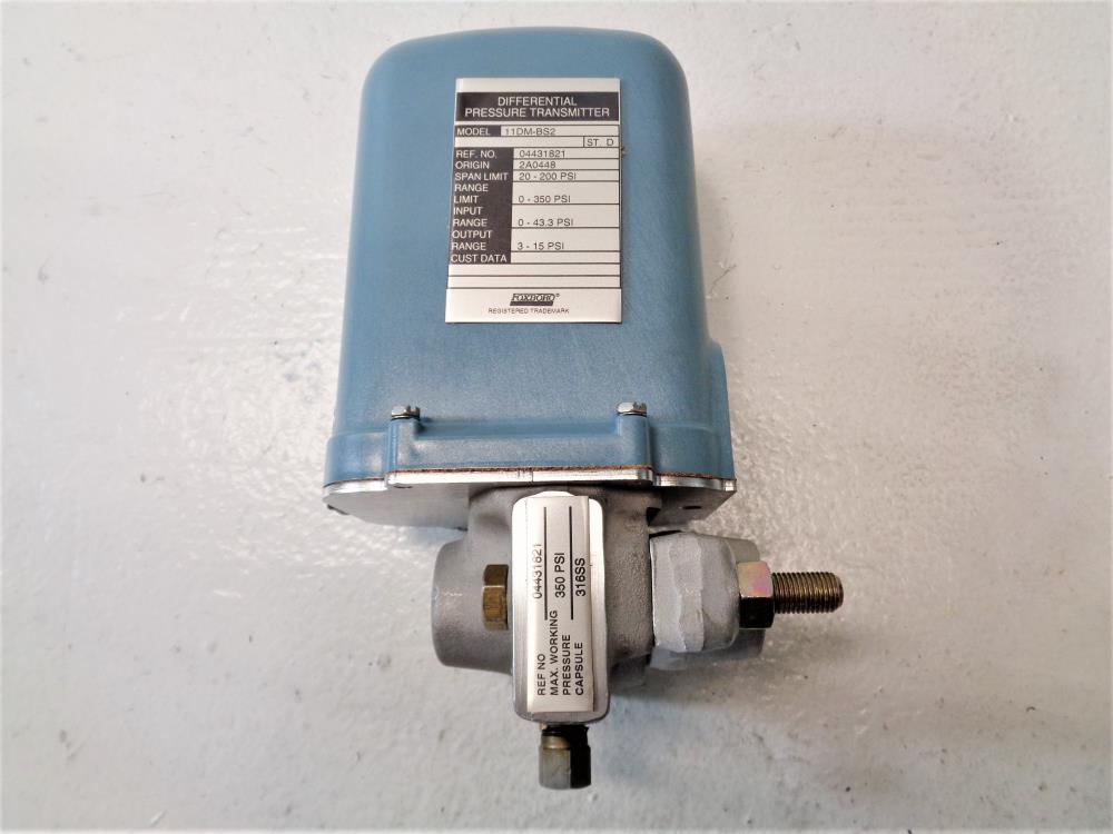 Foxboro 0 350 PSI Differential Pressure Transmitter 11DMBS2
